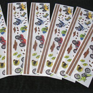 CREATIVE MEMORIES Great Lengths DIRT BIKES, 6 strips